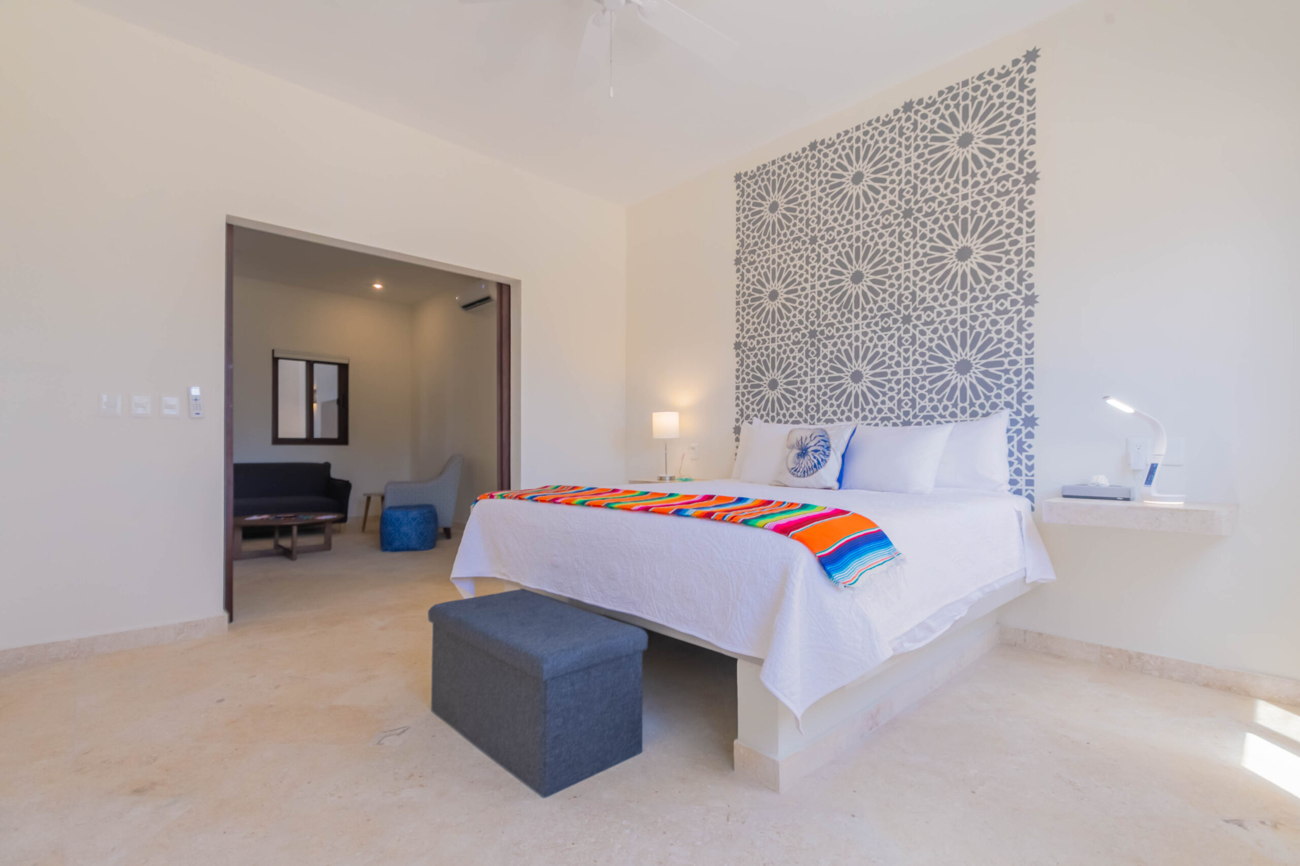 Morning yoga session at Hacienda Caribe retreat, Isla Mujeres