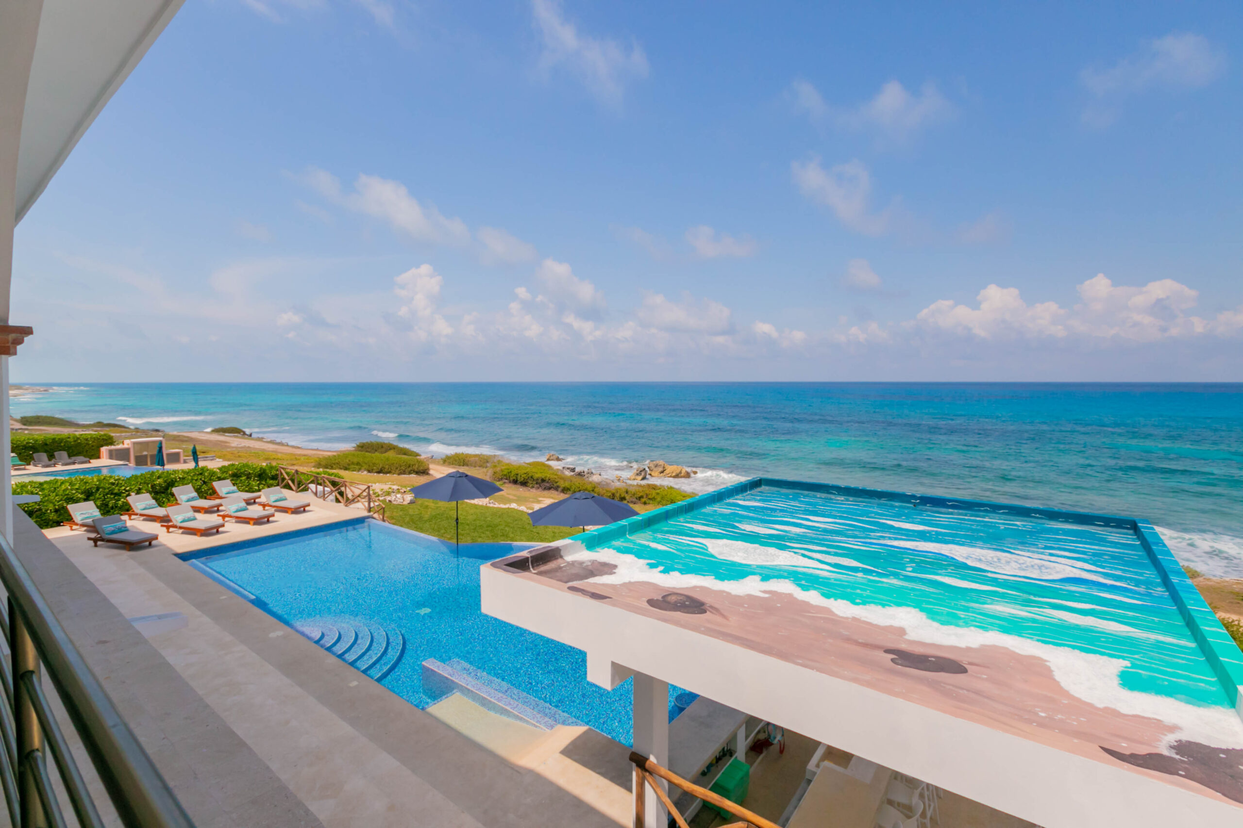 Pool area, Hacienda Caribe Isla Mujeres